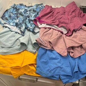 Lululemon Hotty Hot shorts 4” bundle (6 pairs)